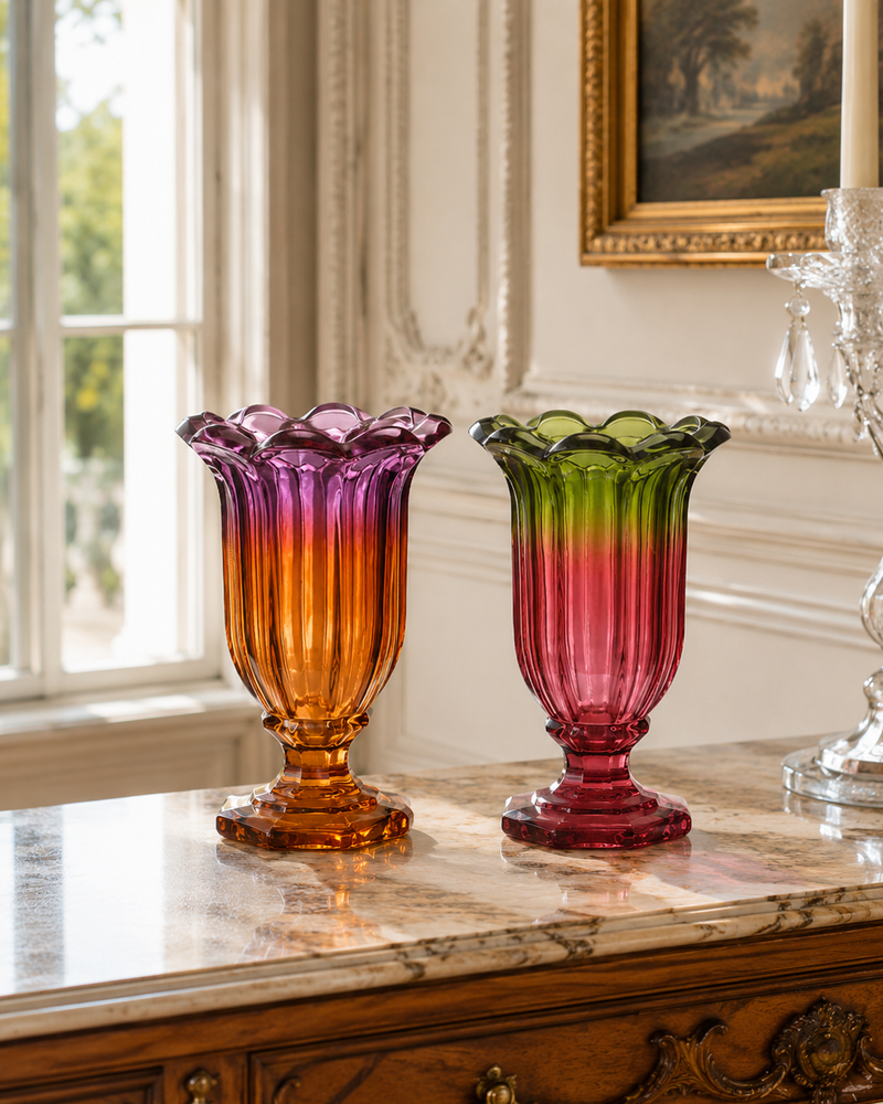 VASO FAZZOLETTO C.V. CRISTAL - in vetro - 22x32cm | Adele Cherie