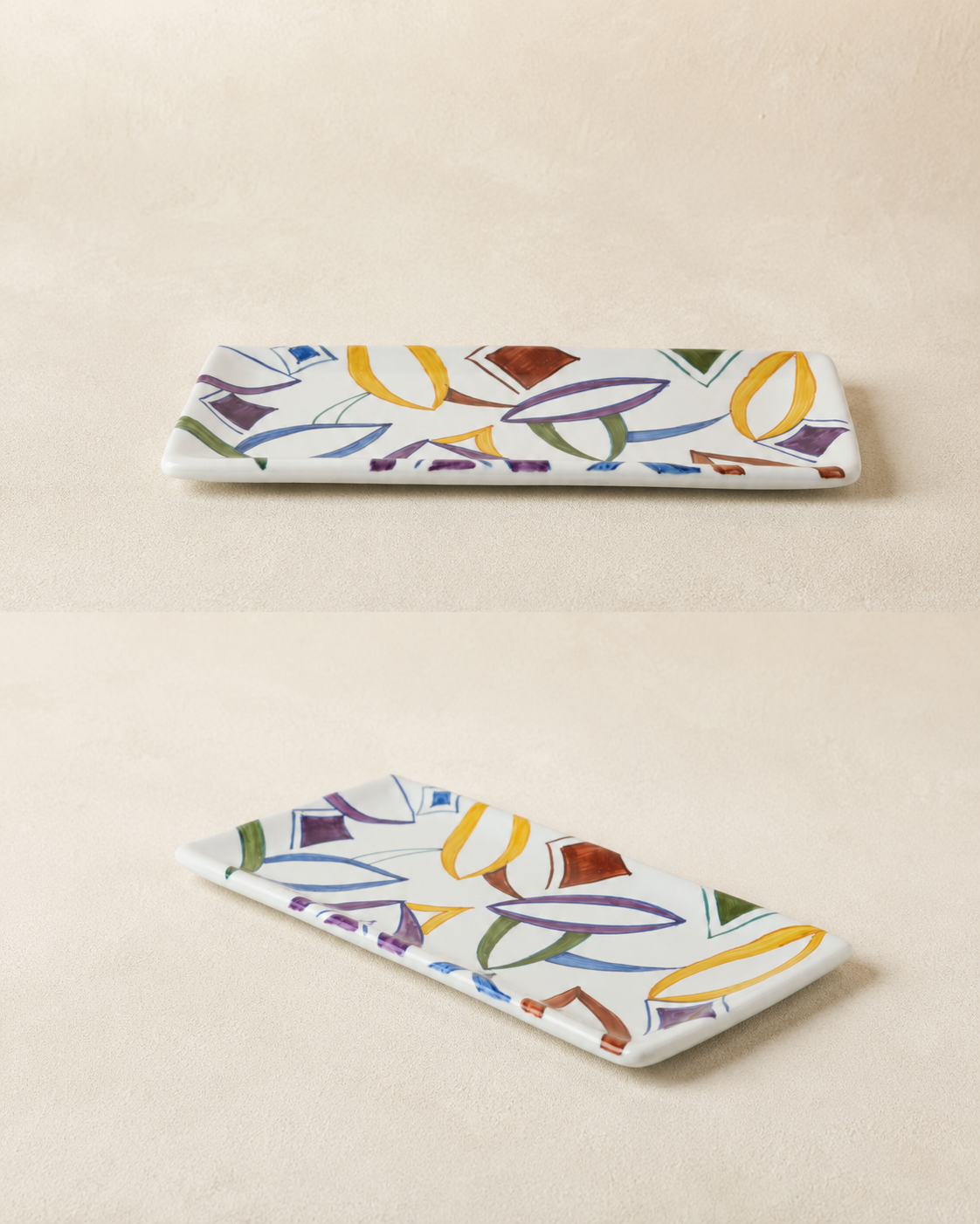 VASSOIO FRAMMENTI SOPHIE MARIAGE | in ceramica | 24cm