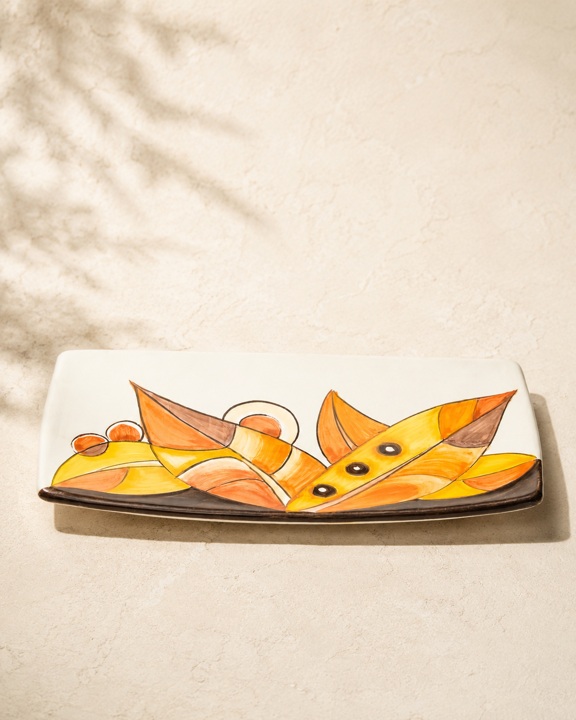 VASSOIO SENTIERO D'AUTUNNO SOPHIE MARIAGE | in ceramica | 21cm