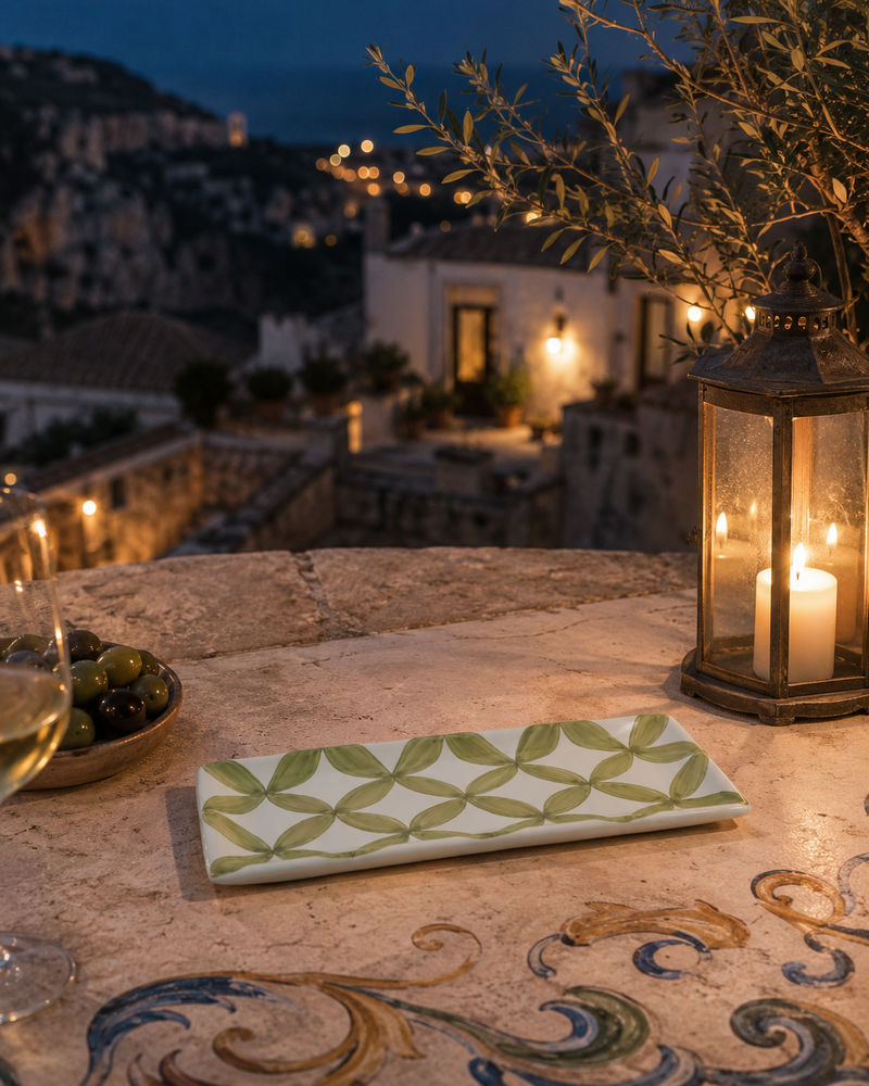 PLATEAU ZAGORA SOPHIE MARIAGE | en céramique | 24cm