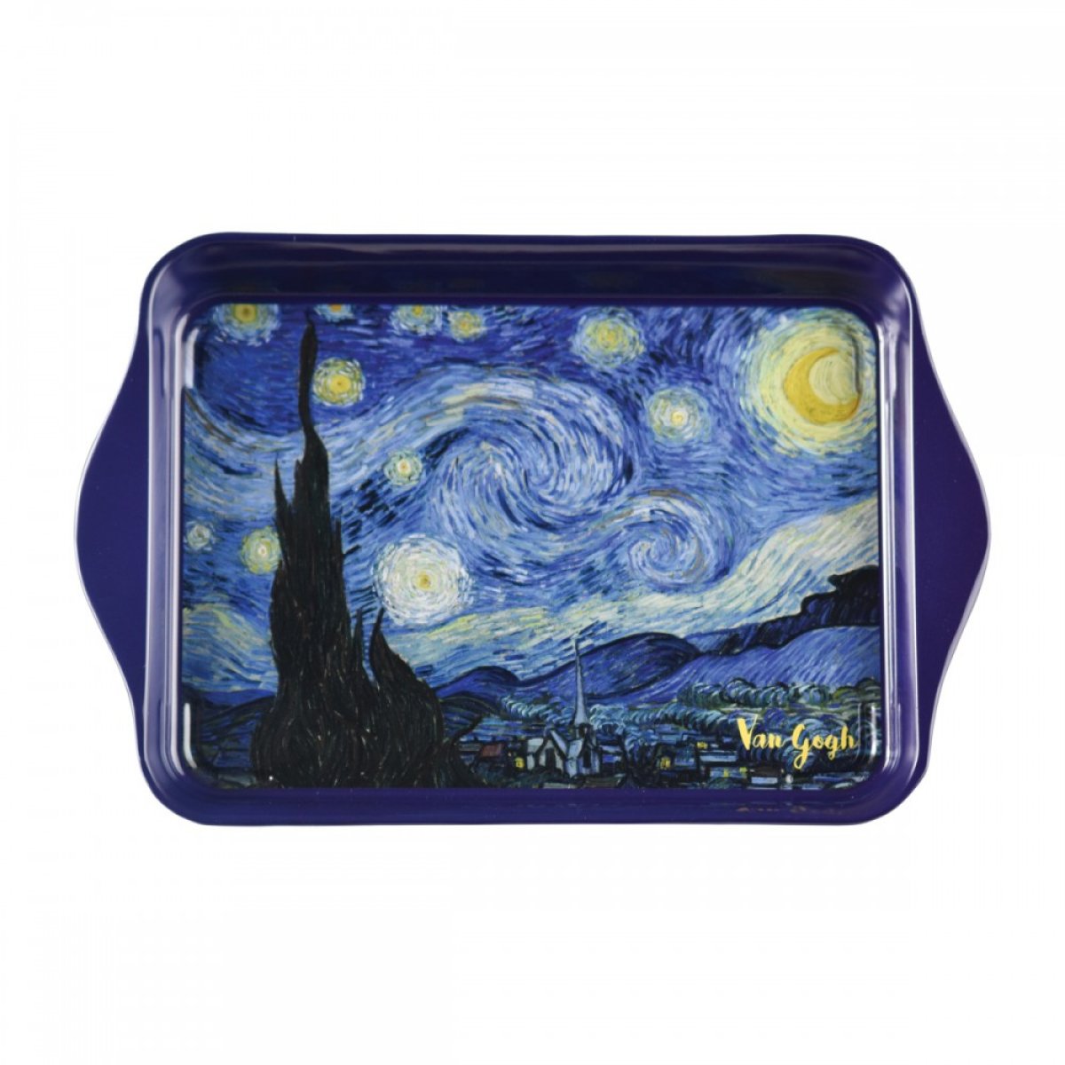 VASSOIO VAN GOGH ALLEN DESIGNS - in metallo - 14x21cm | Adele Cherie