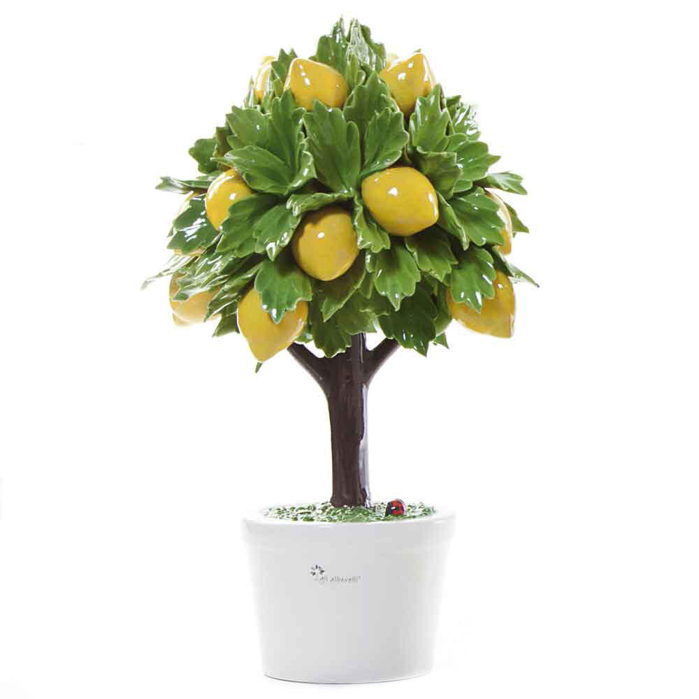 ALBERO LIMONE GLI ALBERELLI | in ceramica di Capodimonte | varie misure - Ø23x33cm | Adele Chérie - articoli da regalo e bomboniere