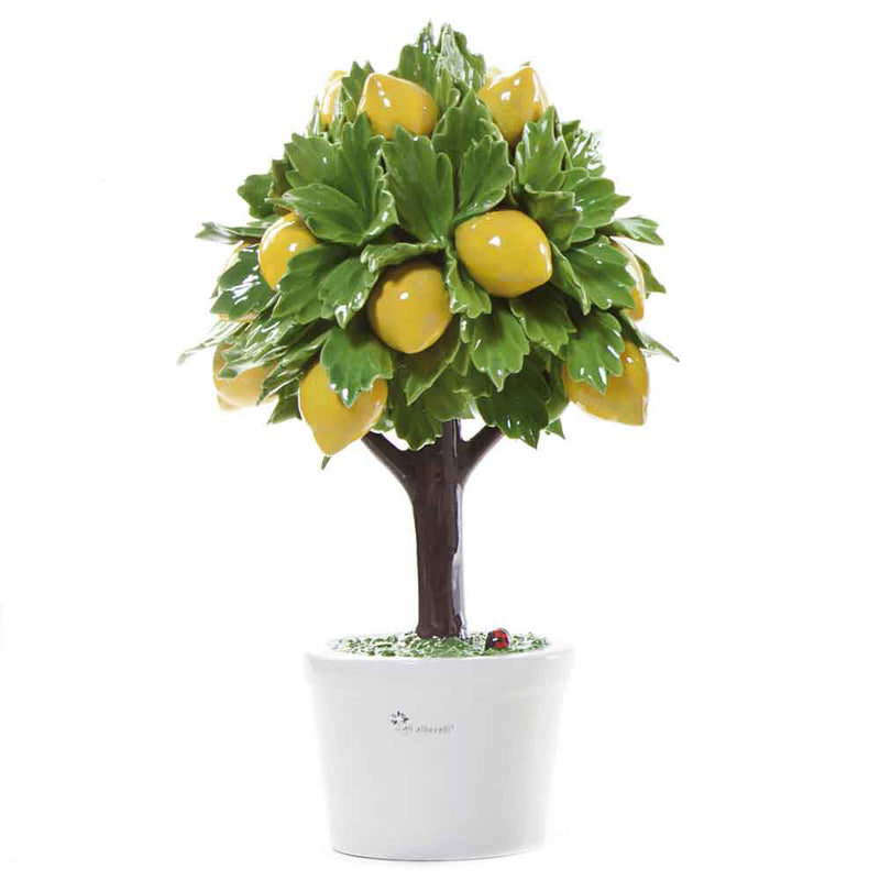 ALBERO LIMONE GLI ALBERELLI | in ceramica di Capodimonte | varie misure - Ø23x33cm | Adele Chérie - articoli da regalo e bomboniere
