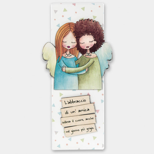 QUADRETTO AMICIZIA LE GRAZIOSE | in legno | 9x25cm - | Adele Chérie - articoli da regalo e bomboniere