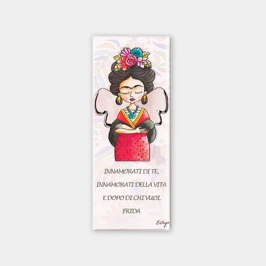 QUADRETTO FRIDA LE GRAZIOSE | in legno | 6x15cm - | Adele Chérie - articoli da regalo e bomboniere