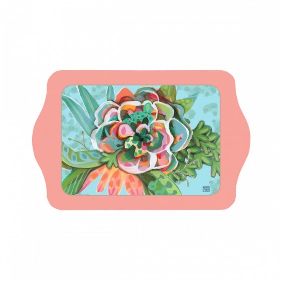 VASSOIO BLOOMS ALLEN DESIGNS - in metallo - 14x21cm | Adele Cherie