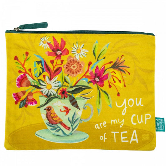 POCHETTE TAZZA DI TE' ALLEN DESIGNS | in tessuto | 30x23cm