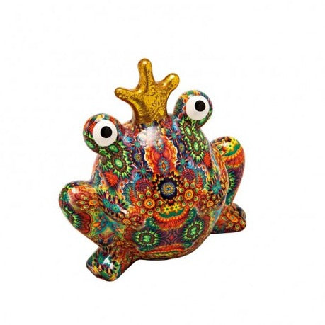 SALVADANAIO RANA | decori assortiti | 12x7,5x13cm - | Adele Chérie - articoli da regalo e bomboniere