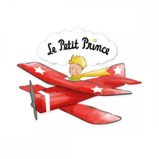 MAGNETE IL PICCOLO PRINCIPE SULL'AEREO | in resina | 8x5cm