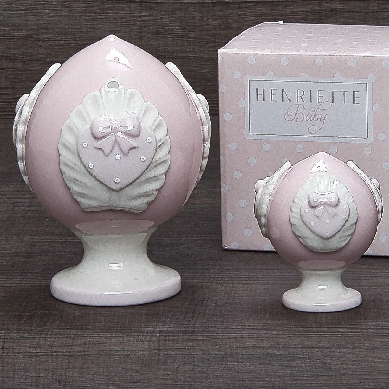 PUMO CUORE | colore rosa | h14cm - | Adele Chérie - articoli da regalo e bomboniere