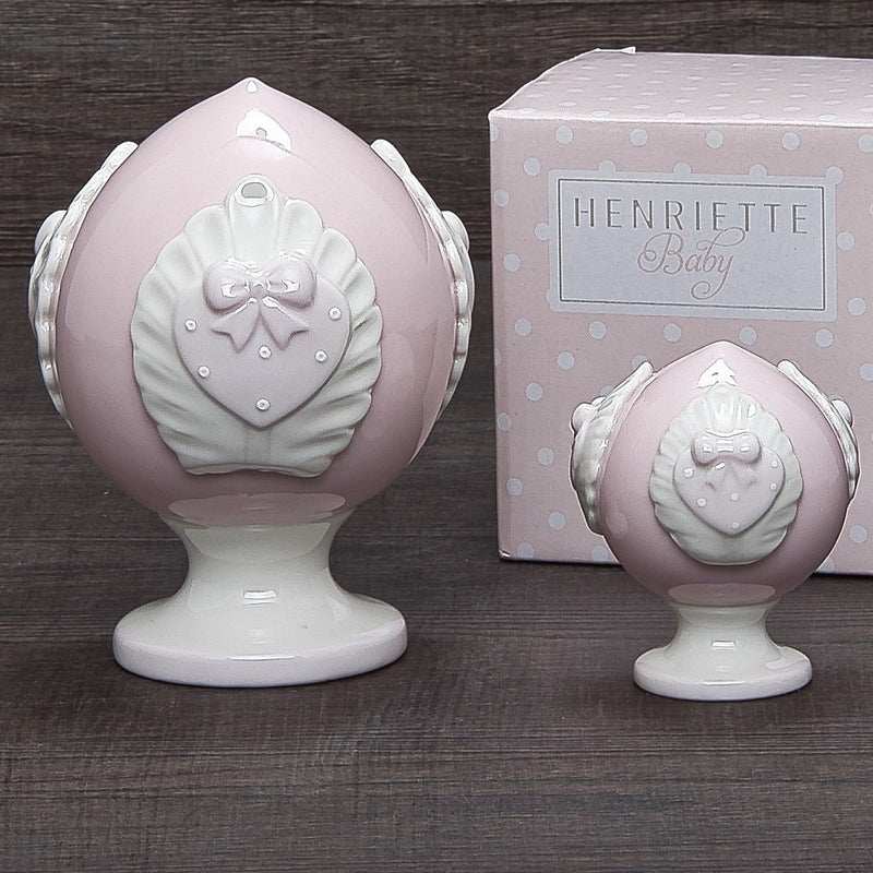 PUMO CUORE | colore rosa | h14cm - | Adele Chérie - articoli da regalo e bomboniere