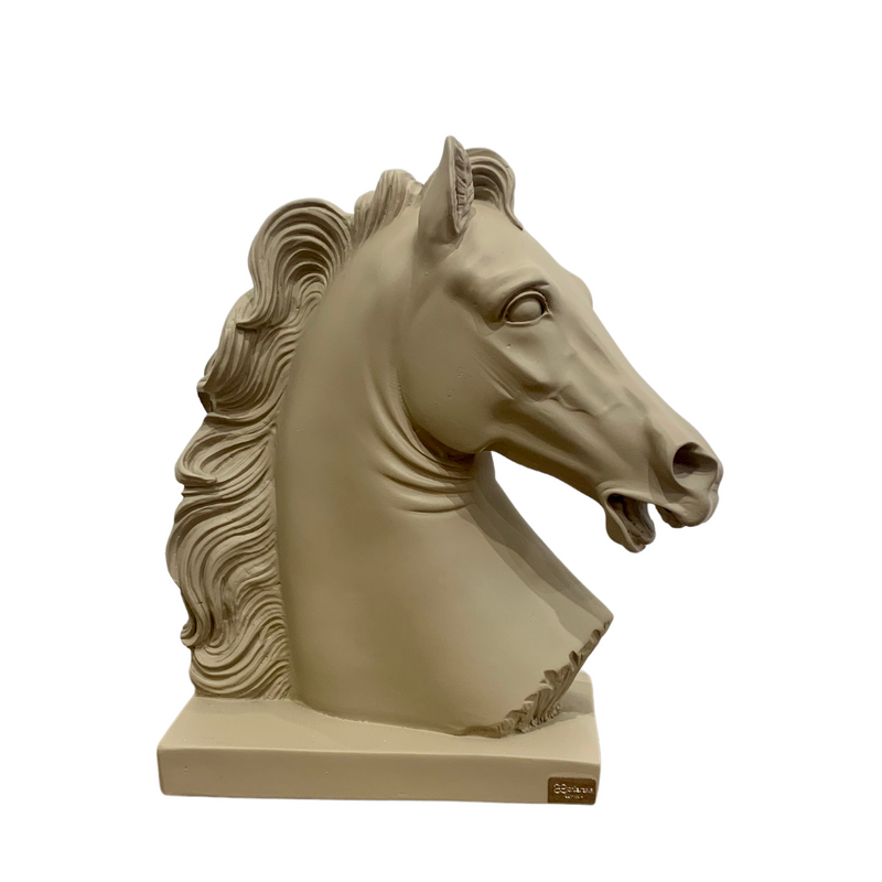 CAVALLO SABBIA CHIARAELA - in resina - 13,5x20cm | Adele Chérie