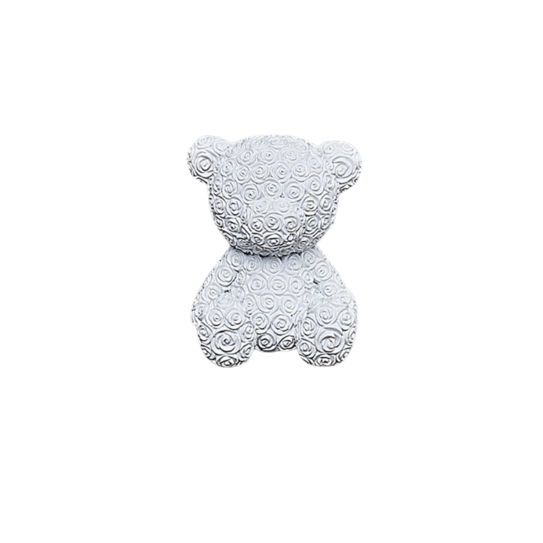 ORSETTO BIANCO | in resina | 6x7cm - | Adele Chérie - articoli da regalo e bomboniere