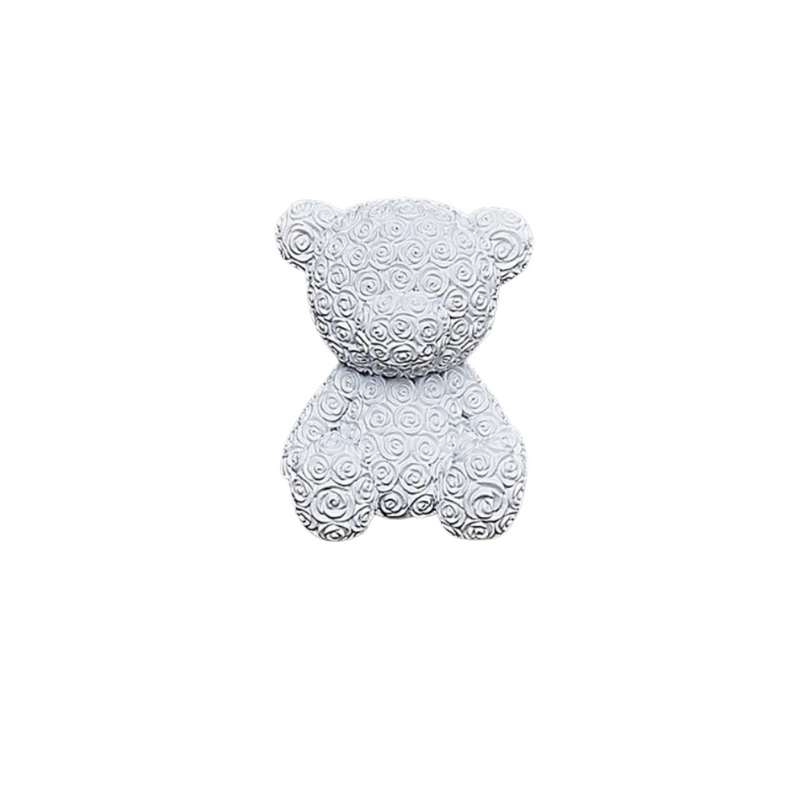 ORSETTO BIANCO | in resina | 6x7cm - | Adele Chérie - articoli da regalo e bomboniere
