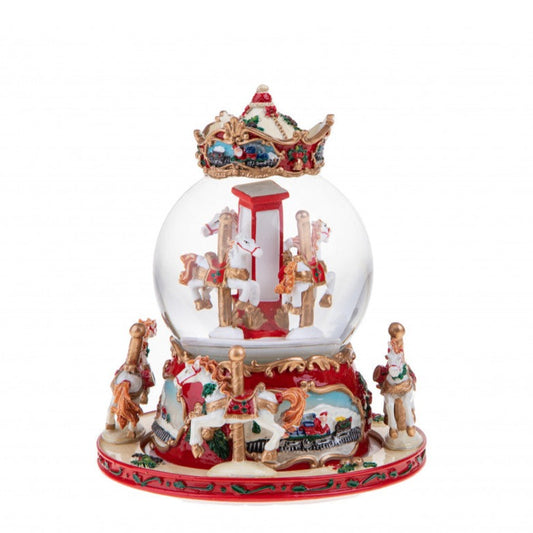 CARILLON SFERA BRANDANI | in resina | Ø15x19cm - | Adele Chérie - articoli da regalo e bomboniere