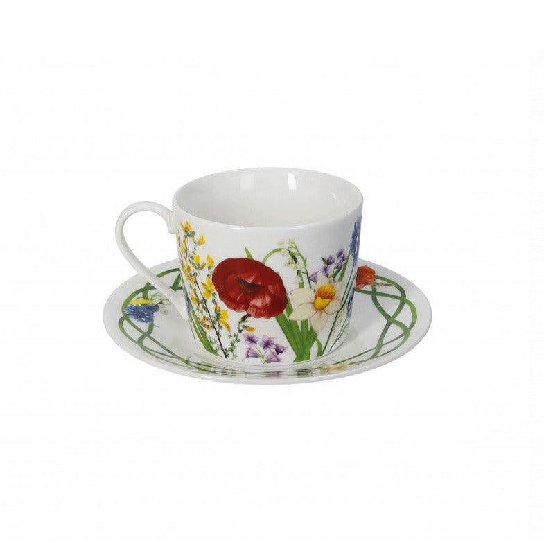 TAZZE THE' FIORI DI CAMPO BRANDANI - in New Bone China - 2pz - foto 3 | Adele Chérie